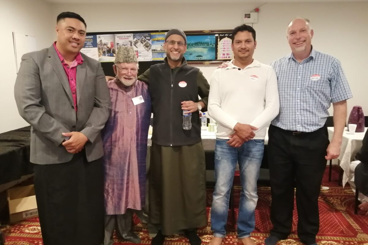 Aadil with Interfaith members